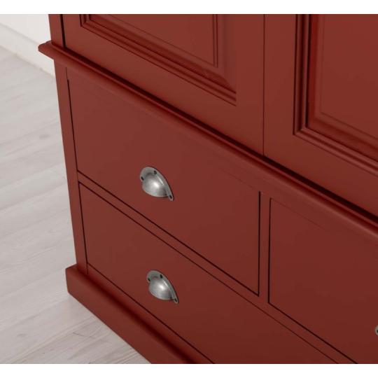 cervena country klasicky satnik mediteransky vintage skrina masivny dreveny vidiecky dom nabytek ulozna skrina farebny jedinecny nabytek vyroba cerveny.jpg